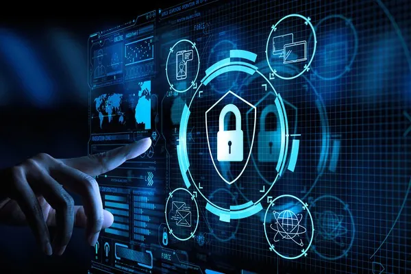 Biểu tượng bảo mật và mã hóa dữ liệu